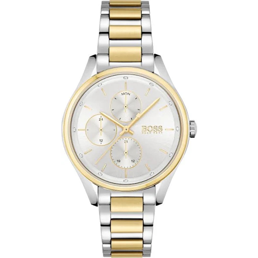 Hugo Boss Womens 1502585 Grand Course Quartz Stainless Steel Watch