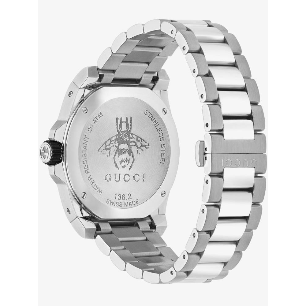 Gucci Mens Dive Steel Bracelet Watch Ya136221